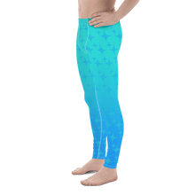 Load image into Gallery viewer, Blue Ghost Sparkle Leggings (Men&#39;s XS-3XL)