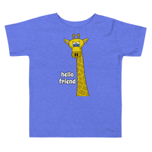 Load image into Gallery viewer, Friendly Giraffe Unisex Toddler's Tee - Rhonda World