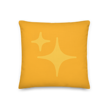 Load image into Gallery viewer, Reversible Yellow Sparkle Pillow - Rhonda World