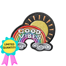 Load image into Gallery viewer, Good Vibes Rainbow Patch (FREE SHIPPING)