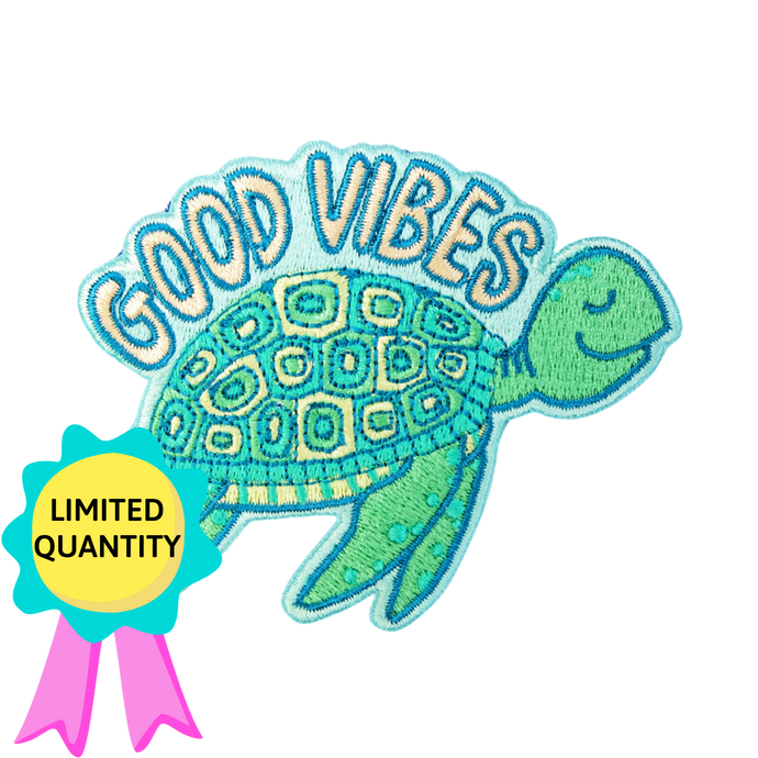 Sea Turtle Good Vibes Patch (FREE SHIPPING)