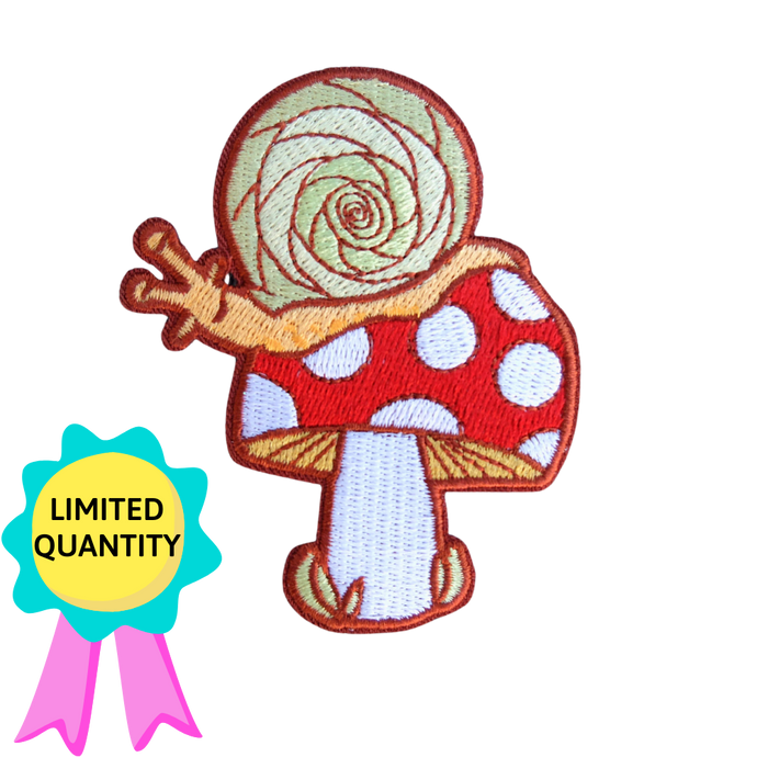 Snail On A Mushroom Patch (FREE SHIPPING)
