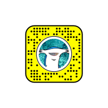 Load image into Gallery viewer, Snapchat snapcode for the Hammerhead Shark lens, which was the inspiration for the Hammer Time tee