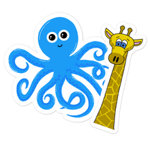 Load image into Gallery viewer, Octopus & Giraffe Sticker Value Pack (FREE SHIPPING)