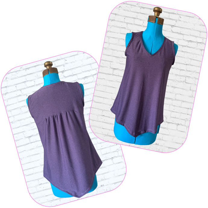 Sewing Project: Purple Heather Tank Top