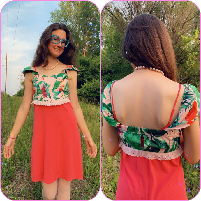 Thrifted Refashion: Dress to Corset Top