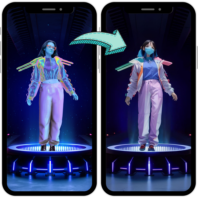 Digital fashion pics reimagined with AI