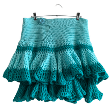 Load image into Gallery viewer, Turquoise Crocheted Petticoat (Adult M/34&quot;)