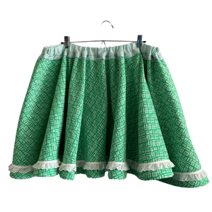 Green Geometric Skirt (Adult L)