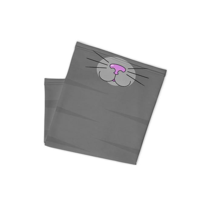 Grey Kitty Face Cover - Rhonda World