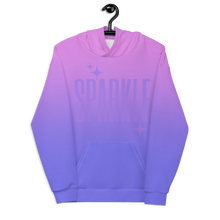 Load image into Gallery viewer, Sparkle Ghost Text Unisex Adult Hoodie - Rhonda World