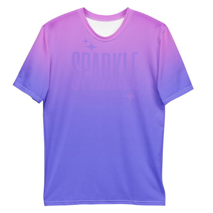 Sparkle Ghost Text Men's Tee - Rhonda World