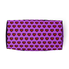 Load image into Gallery viewer, Purple Squad Hearts Duffle Bag - Rhonda World