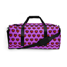 Load image into Gallery viewer, Purple Squad Hearts Duffle Bag - Rhonda World