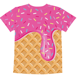 "Chill Vibes" Waffle Cone Tee (Kids 2T-7)