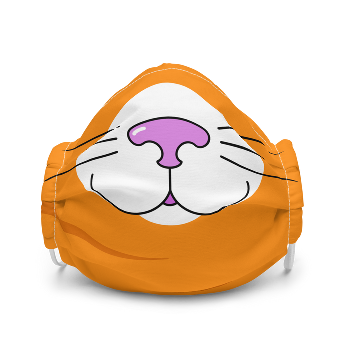Orange Kitty Face Mask - Rhonda World
