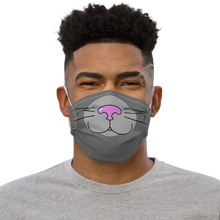 Load image into Gallery viewer, Grey Kitty Face Mask - Rhonda World