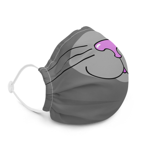 Grey Kitty Face Mask - Rhonda World