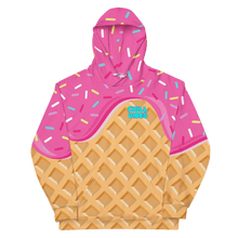 Load image into Gallery viewer, &quot;Chill Vibes&quot; Waffle Cone Hoodie (Adult XS-3XL)