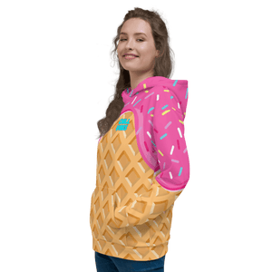 "Chill Vibes" Waffle Cone Hoodie (Adult XS-3XL)