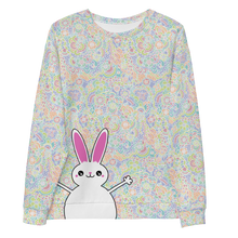 Load image into Gallery viewer, Peeking Bunny Sweatshirt (Adult XS-3XL)