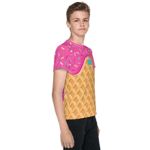 Load image into Gallery viewer, &quot;Chill Vibes&quot; Waffle Cone Tee (Kids 8-20)