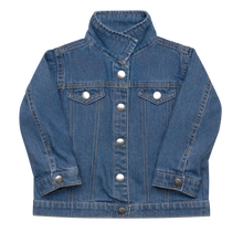 Load image into Gallery viewer, Octopus Infant/Toddler Embroidered Organic Denim Jacket - Rhonda World