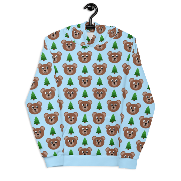 Woodsy Bear Unisex Adult Hoodie - Rhonda World