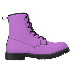 Purple Squad Vegan Leather Boots (FREE SHIPPING) - Rhonda World