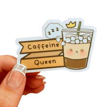 Load image into Gallery viewer, Caffeine Queen Sticker (FREE SHIPPING)