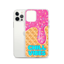 Load image into Gallery viewer, &quot;Chill Vibes&quot; Waffle Cone Phone Case (iPhone 7/7 Plus/8/8 Plus/X/XS/XS Max/XR/11/11 Pro/11 Pro Max/SE/12 mini/12/12 Pro/12 Pro Max/13 mini/13/13 Pro/13 Pro Max/14/14 Plus/14 Pro/14 Pro Max)