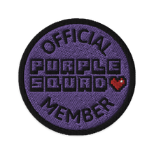Load image into Gallery viewer, Purple Squad Embroidered Membership Patch - Rhonda World