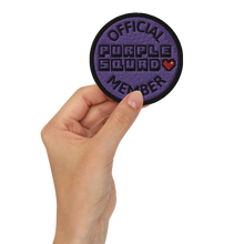 Load image into Gallery viewer, Purple Squad Embroidered Membership Patch - Rhonda World