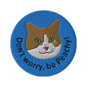 Be Peachy Embroidered Patch