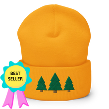 Load image into Gallery viewer, Pine Trees Embroidered Beanie - Rhonda World