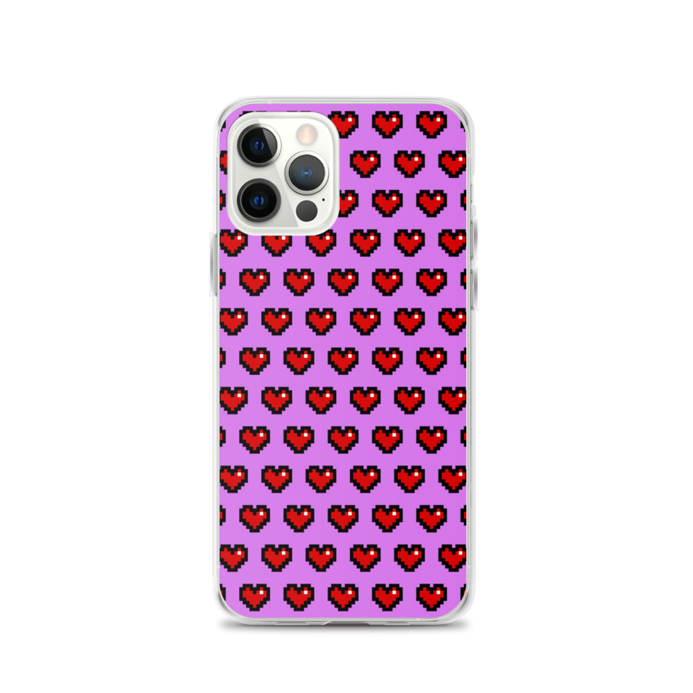 Lavender Heart Phone Case - Fits iPhone 12/12 Pro
