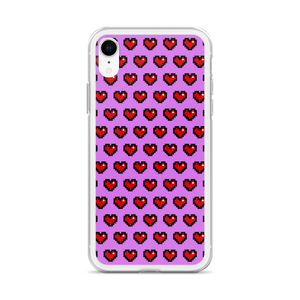 Purple Squad Hearts Phone Case (iPhone 7/7 Plus/8/8 Plus/X/XS/XS Max/XR/11/11 Pro/11 Pro Max/SE/12/12 Mini/12 Pro/12 Pro Max) - Rhonda World
