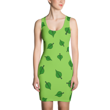 Load image into Gallery viewer, Leafy Women&#39;s Bodycon Tank Dress - Rhonda World