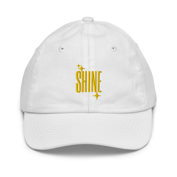Shine Embroidered Kid's Baseball Cap - Rhonda World