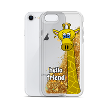 Load image into Gallery viewer, Friendly Giraffe Glitter Phone Case (iPhone 7/8/X/XS/XR) - Rhonda World