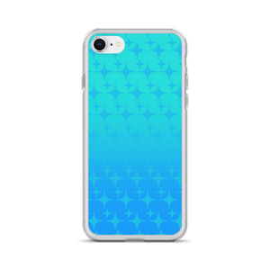Blue Ghost Sparkle Phone Case (iPhone 6/6S/6 Plus/6S Plus/7/8/7 Plus/8 Plus/X/XS/XR/XS Max/11/11 Pro/11 Pro Max/SE)