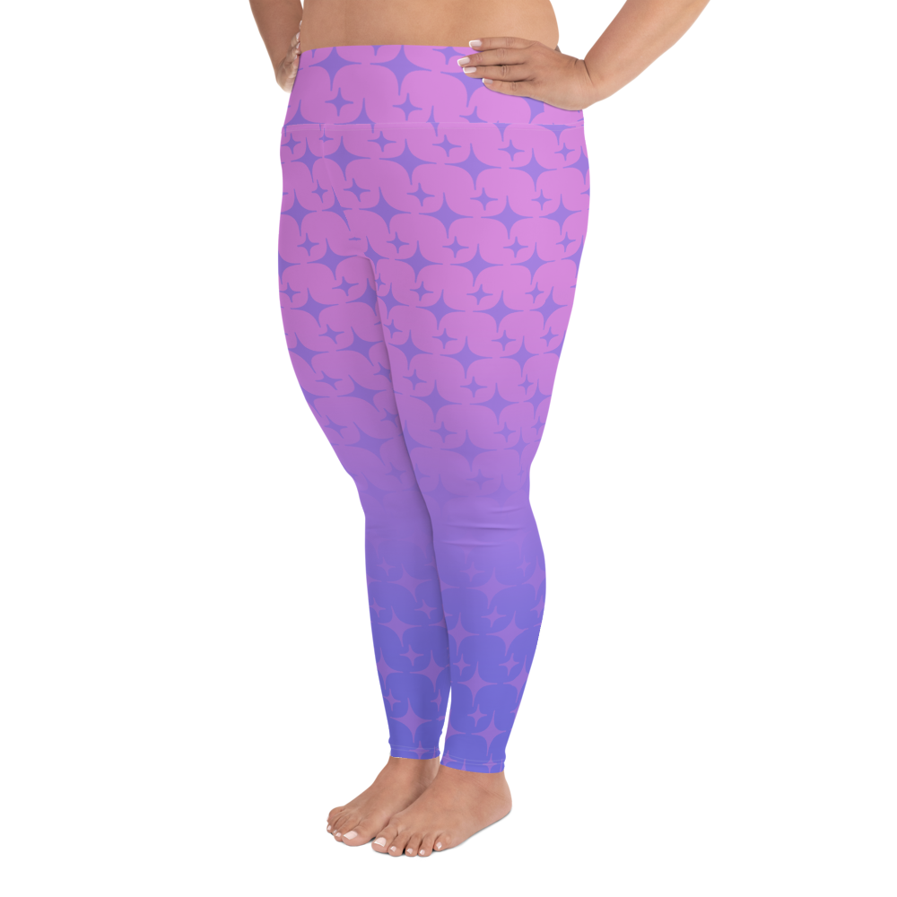 Purple Ghost Sparkle Plus Size Leggings (Women's 2XL-6XL) – Rhonda World