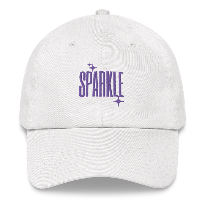 Sparkle Embroidered Dad Hat - Rhonda World