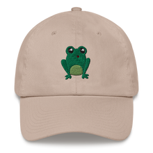 Load image into Gallery viewer, Happy Frog Embroidered Dad Hat - Rhonda World