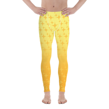 Load image into Gallery viewer, Yellow Ghost Sparkle Men&#39;s Leggings - Rhonda World