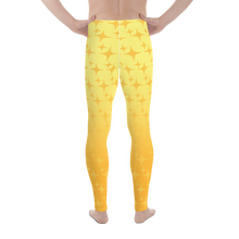 Load image into Gallery viewer, Yellow Ghost Sparkle Men&#39;s Leggings - Rhonda World