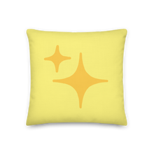 Load image into Gallery viewer, Reversible Yellow Sparkle Pillow - Rhonda World