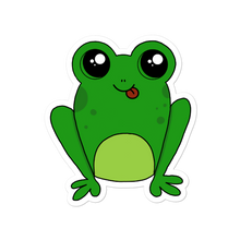 Load image into Gallery viewer, Happy Frog 4&quot; Vinyl Sticker - Rhonda World
