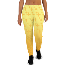 Load image into Gallery viewer, Yellow Ghost Sparkle Women&#39;s Joggers - Rhonda World