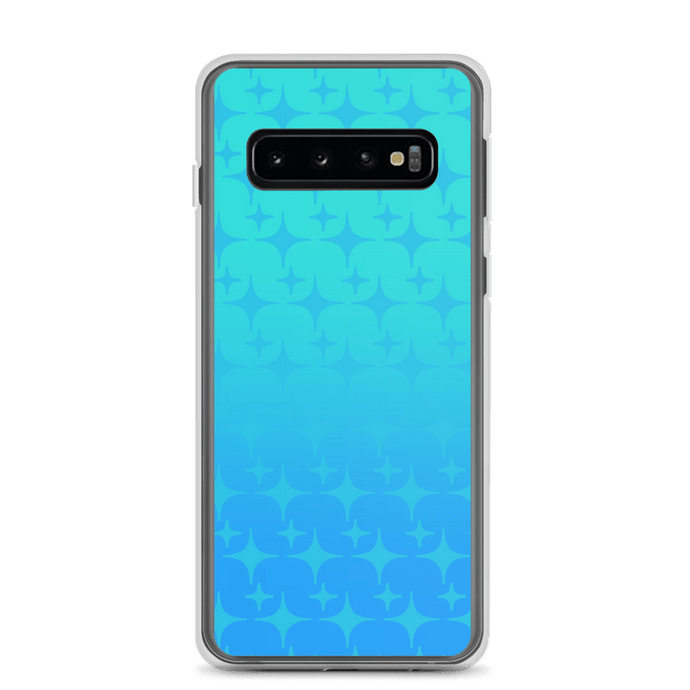 Blue Ghost Sparkle Phone Case (Samsung Galaxy S7/S7 Edge/S8/S8+/S9/S9+/S10/S10+/S10e/S20/S20 Plus/S20 Ultra)